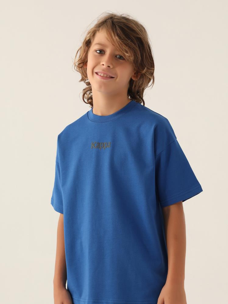 Kappa Erkek Çocuk 5-15 Yaş Tişört - Mavi