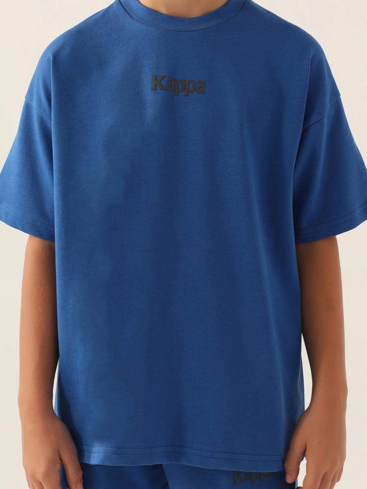 Kappa Erkek Çocuk 5-15 Yaş Tişört - Mavi