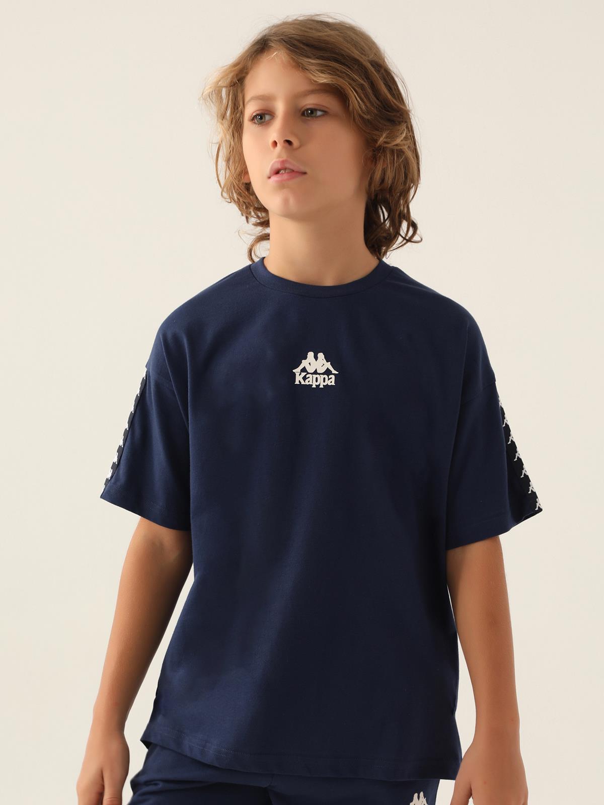 Kappa Erkek Çocuk 5-15 Yaş Tişört - Mavi