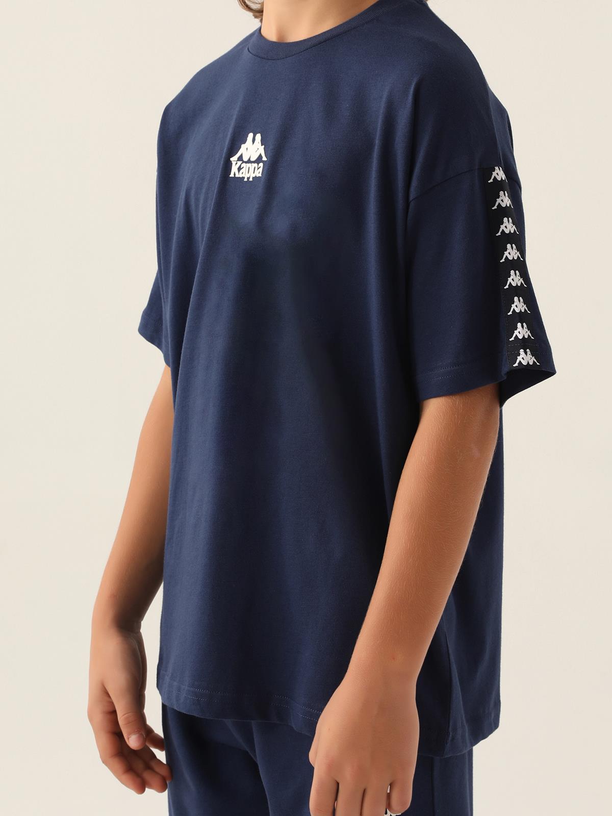Kappa Erkek Çocuk 5-15 Yaş Tişört - Mavi
