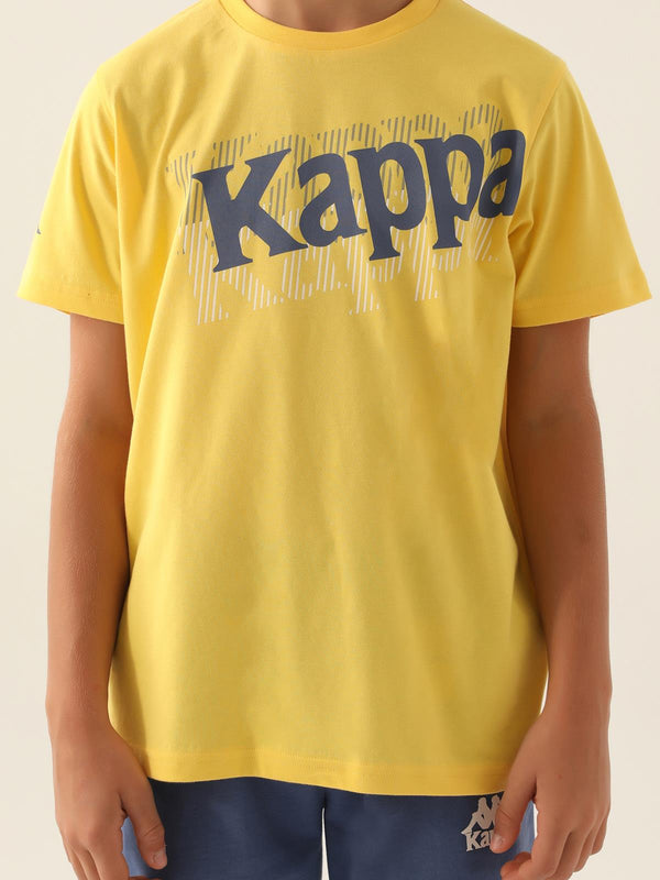 Kappa Erkek Çocuk 5-15 Yaş Tişört - Sarı