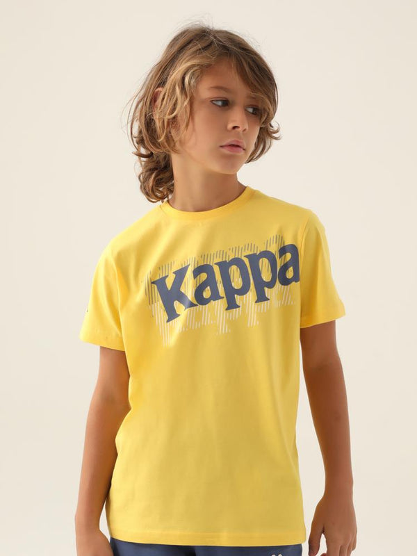 Kappa Erkek Çocuk 5-15 Yaş Tişört - Sarı