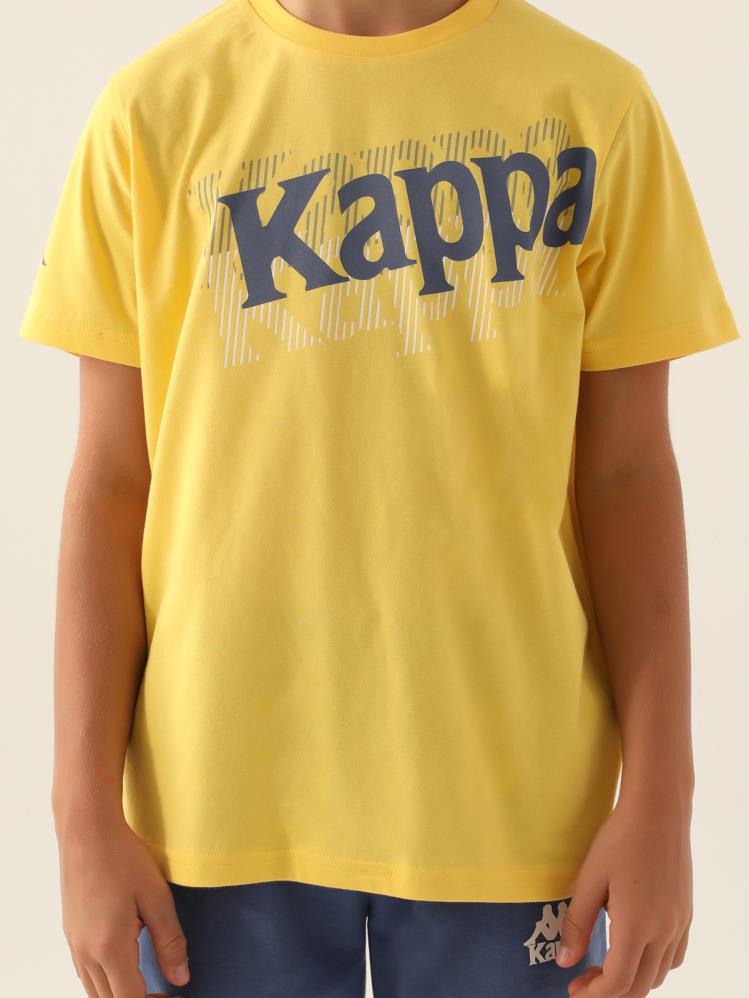 Kappa Erkek Çocuk 5-15 Yaş Tişört - Sarı