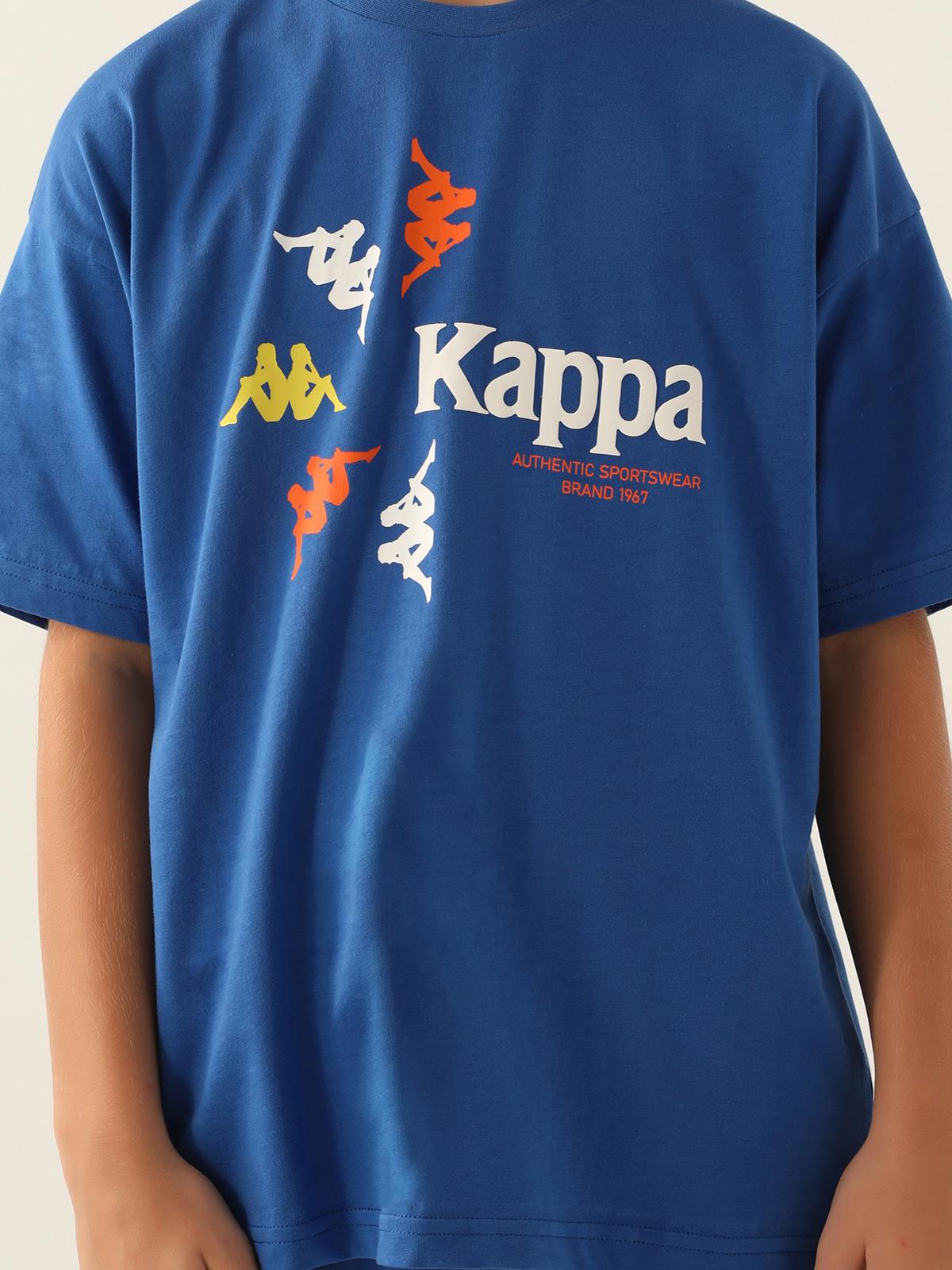 Kappa Erkek Çocuk 5-15 Yaş Tişört - Mavi