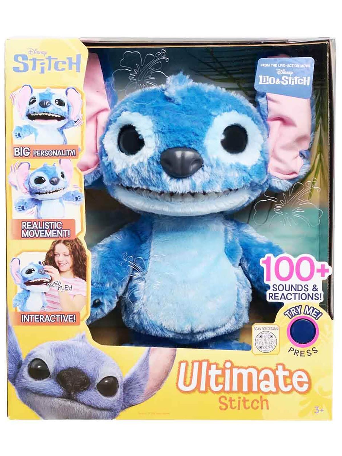 Stitch Sesli 43 Cm Deluks Peluş 100'Den Fazla Ses -12284