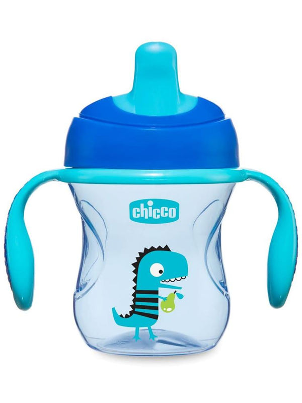 Chicco Yarı Yumuşak Uçlu Bardak 6 Ay+ - Mavi