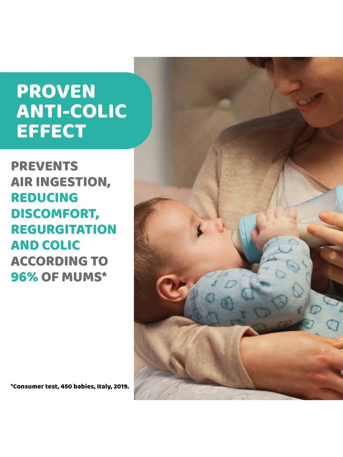 Chicco P5 Antikolik Biberon Pp 300 ml - Mavi