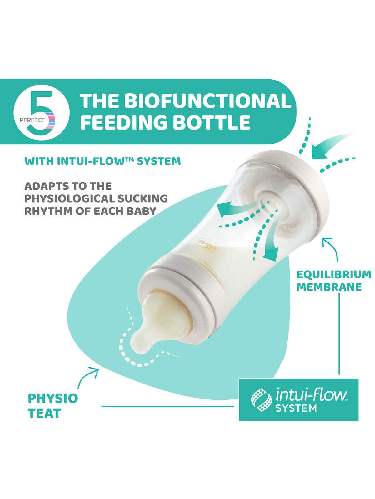 Chicco P5 Antikolik Biberon Pp 300 ml - Mavi