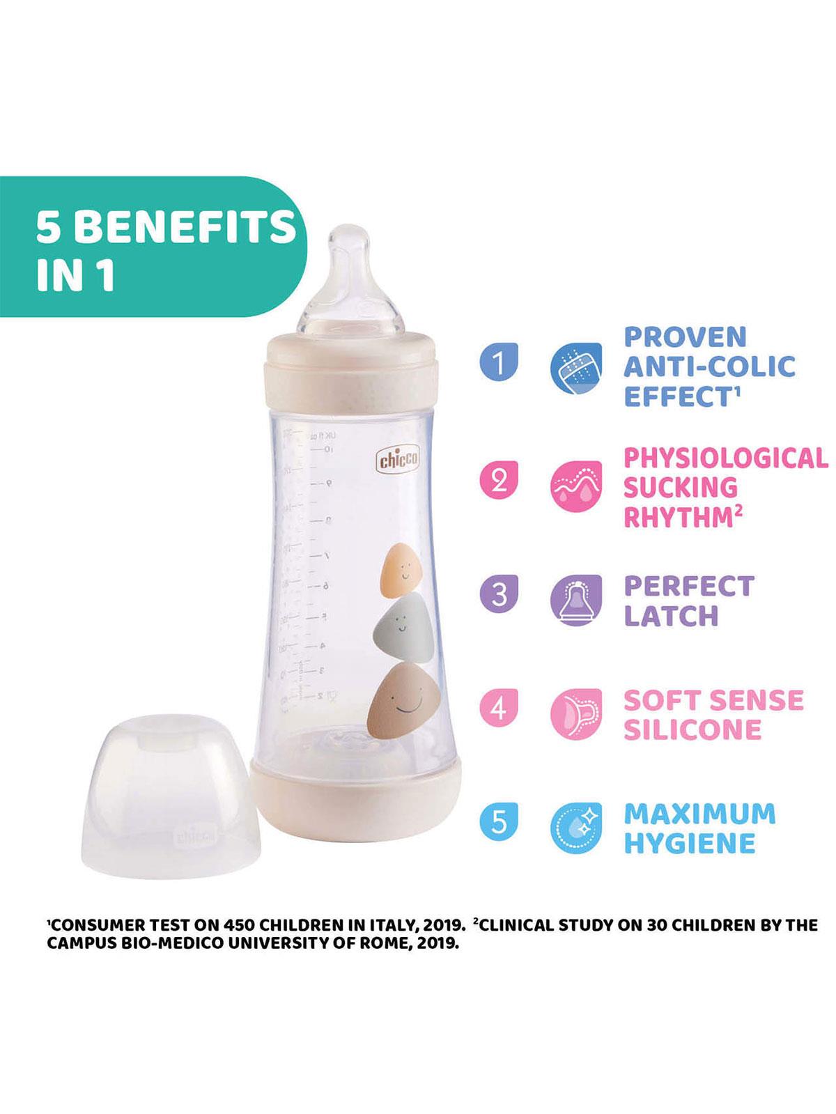 Chicco P5 Antikolik Biberon Pp 300 ml - Mavi