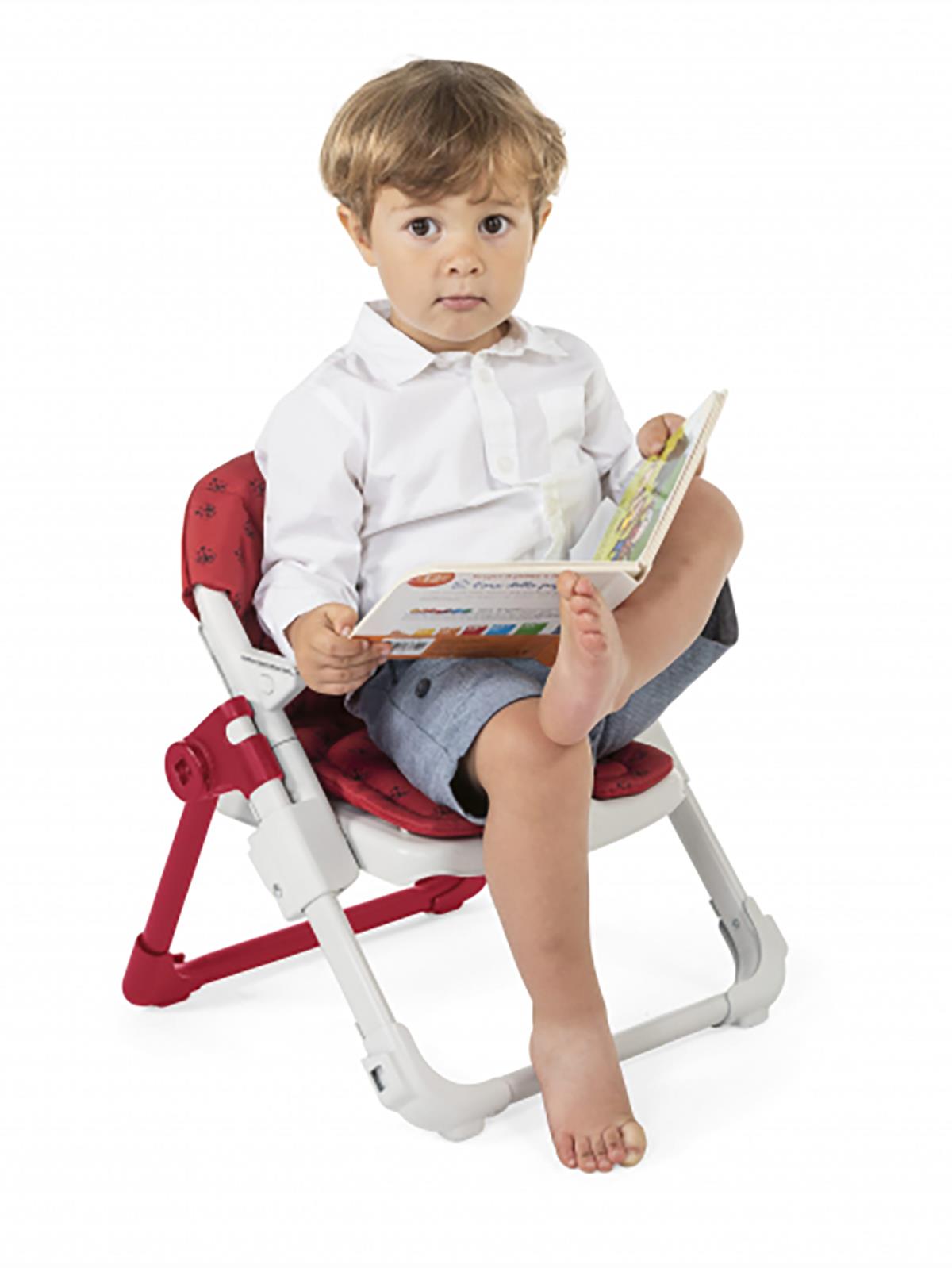 Chicco Chairy Dönüştürülebilir Yükseltici Mama Sandalyesi - Kırmızı