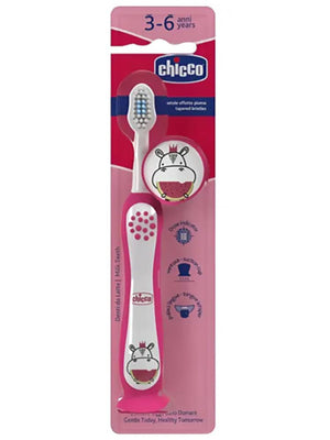 Chicco Diş Fırçası 3-6 Yaş - Pembe
