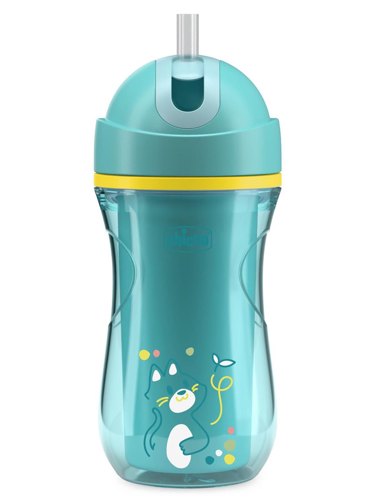 Chicco Isı Yalıtımlı Sport Bardak Pipetli 14 Ay+ - Mavi
