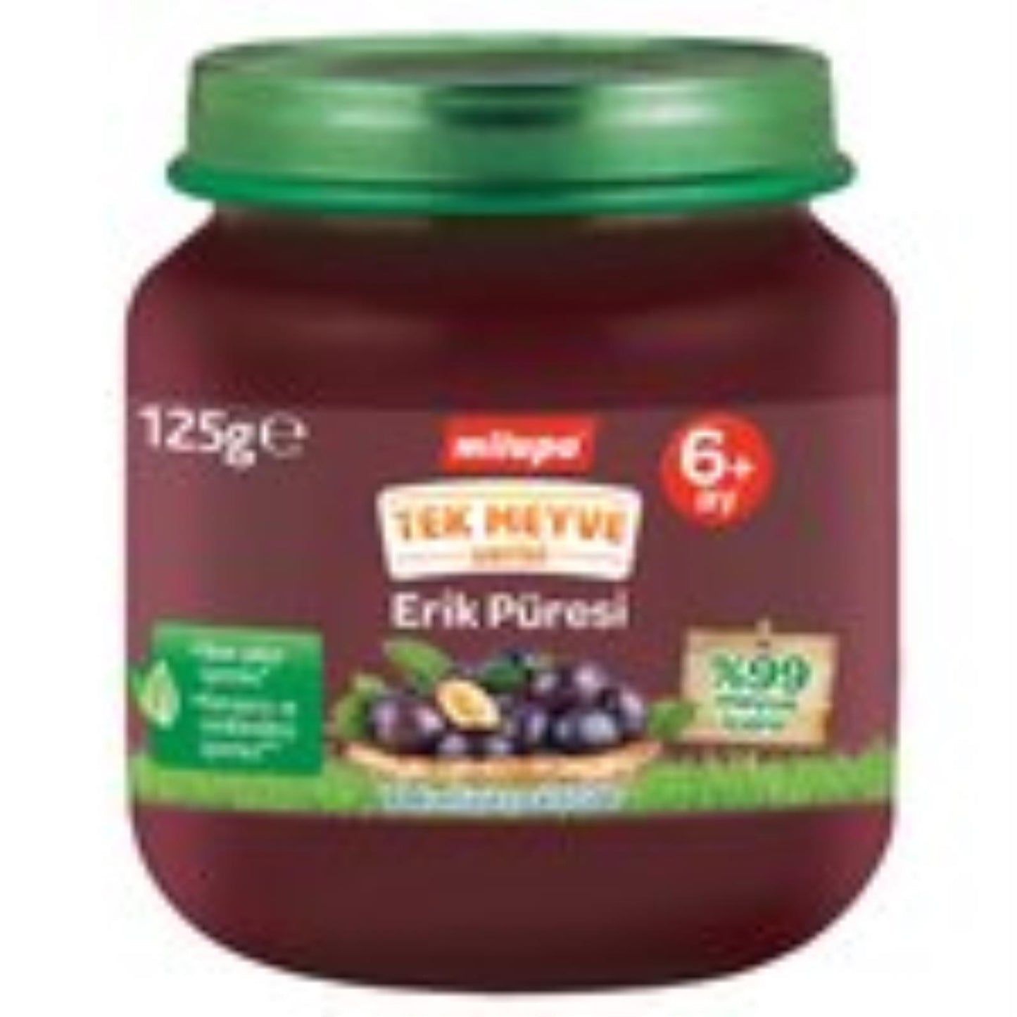 Milupa Erik Püresi Kavanoz 125 g 6+ Ay