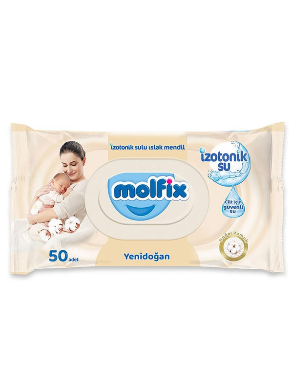 Molfix İzotonik Islak Mendil Yenidoğan 50 Adet