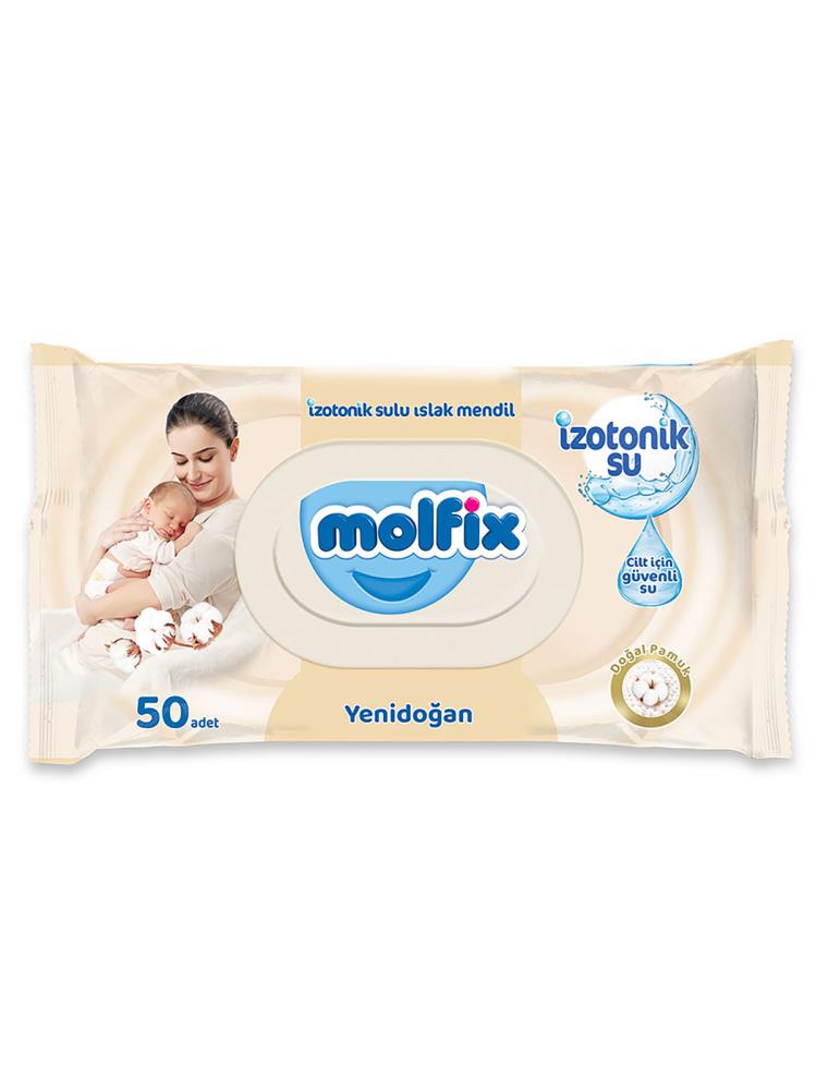 Molfix İzotonik Islak Mendil Yenidoğan 50 Adet