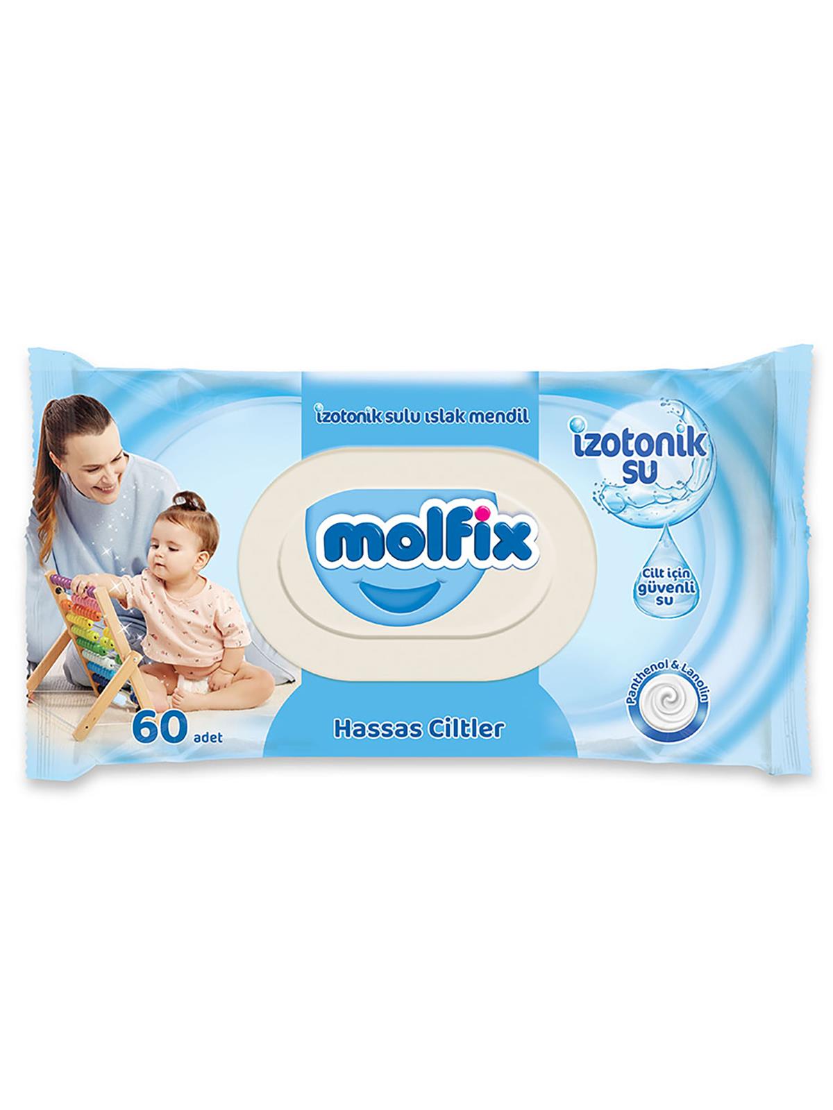 Molfix İzotonik Islak Mendil Hassas Ciltler 60 Adet
