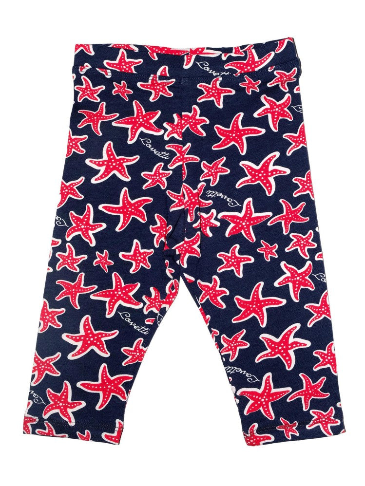 Lovetti 1-4 Yaş Starfish Desen 5-8 Yaş Tayt - Lacivert