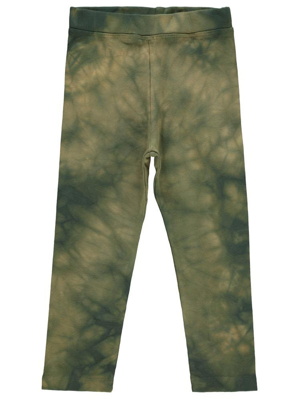 Lovetti Mermer Batik 11-14 Yaş Tayt - Haki