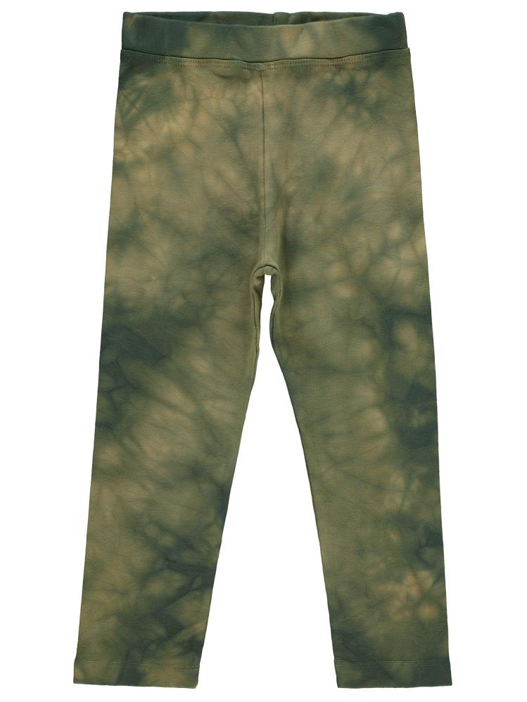 Lovetti Mermer Batik 11-14 Yaş Tayt - Haki