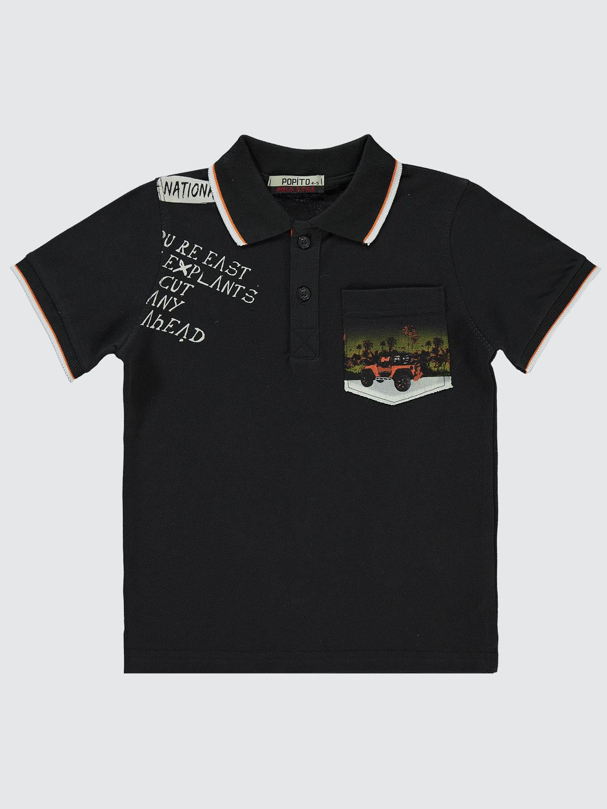 Popito Bebe Yakalı 1-4 Yaş Tişört