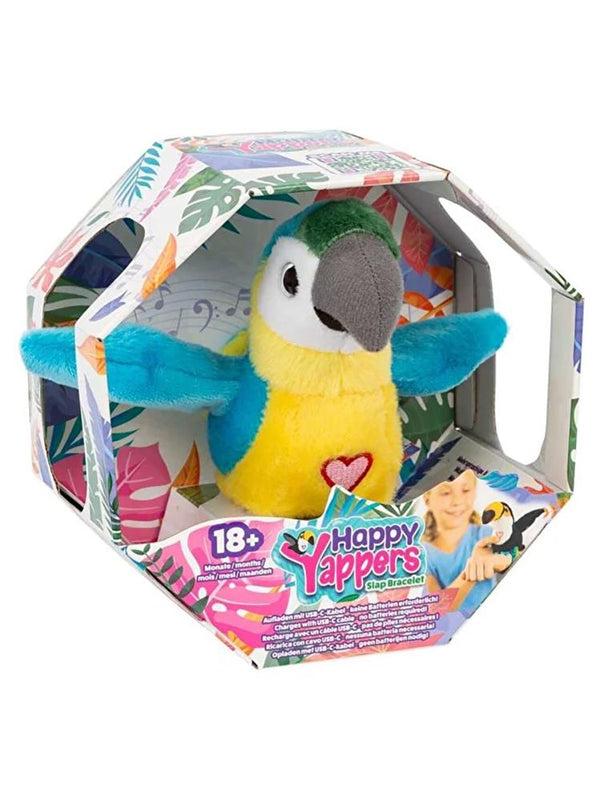 Sarp Oyuncak Happy Yappers Slap Bant  Blue Parrot