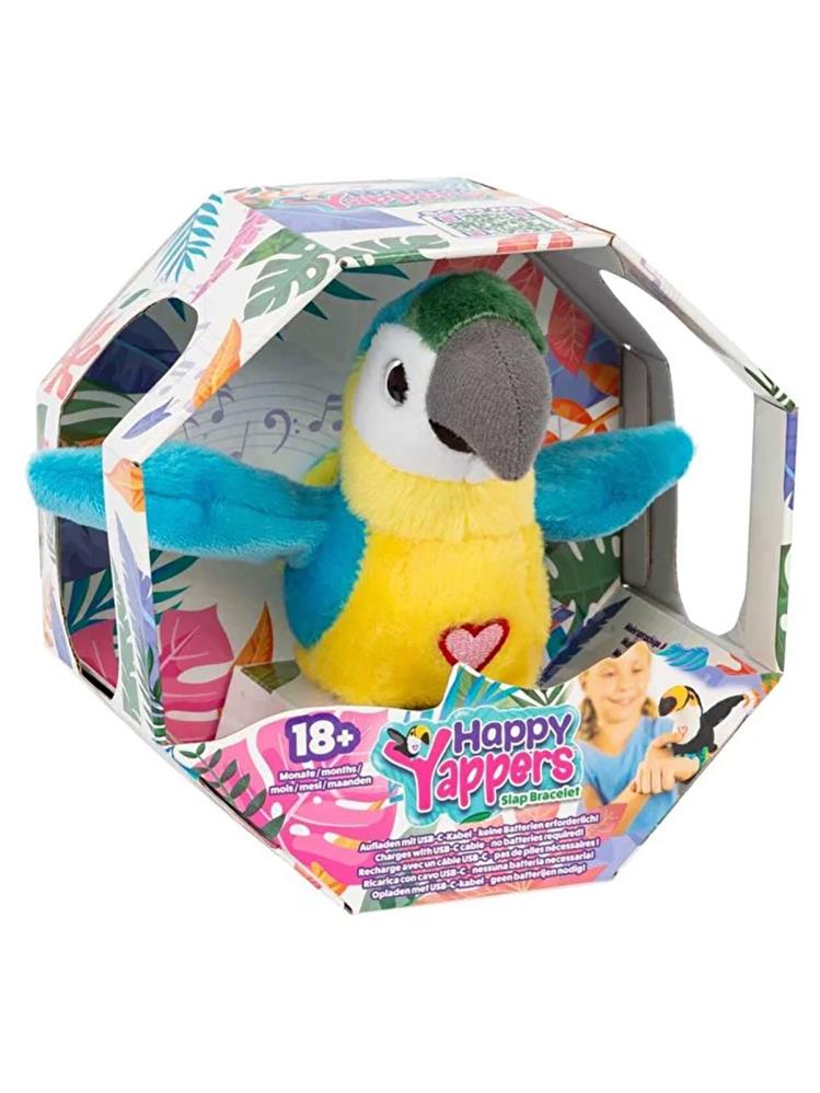 Sarp Oyuncak Happy Yappers Slap Bant  Blue Parrot