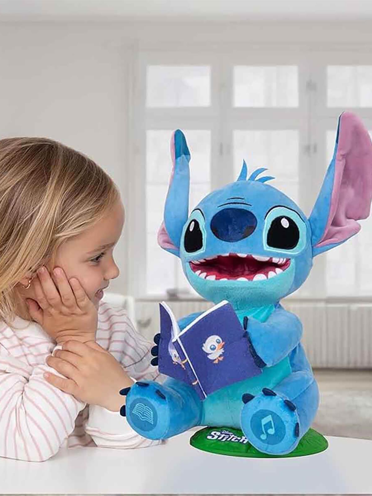 Sunman Oyuncak Club Petz Sesli Karanlıkta Parlayan Masal Anlatan Stitch İnteraktif Peluş 34 cm