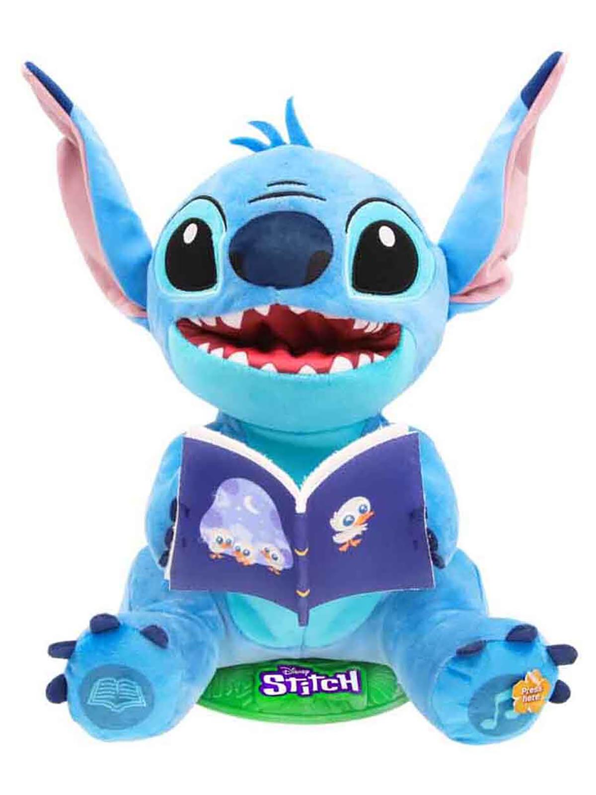 Sunman Oyuncak Club Petz Sesli Karanlıkta Parlayan Masal Anlatan Stitch İnteraktif Peluş 34 cm