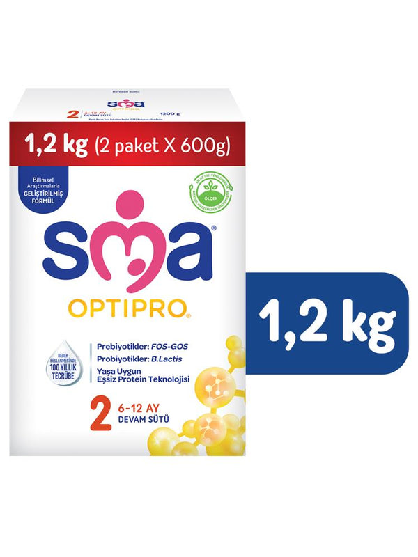 Sma Optıpro 2 Devam Sütü 6-12 Ay (2x600) 1,2 kg