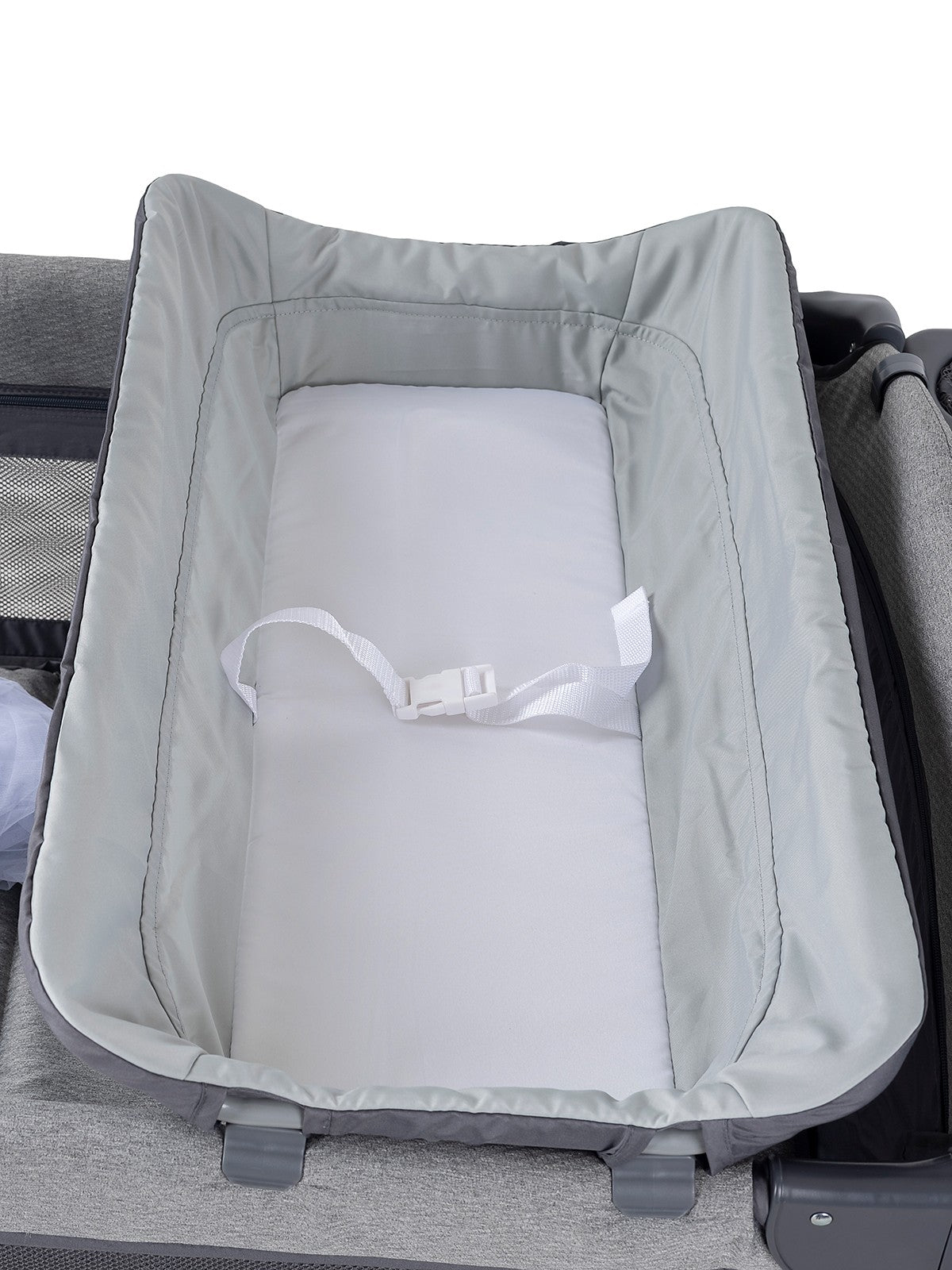 Prego Elips Plus Anne Yanı Oyun Parkı 70x120 cm - Gri
