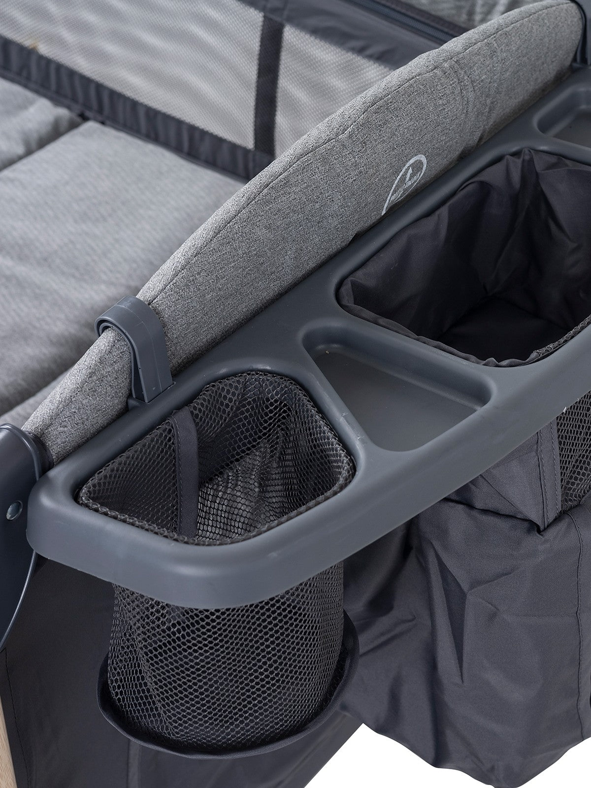 Prego Elips Plus Anne Yanı Oyun Parkı 70x120 cm - Gri