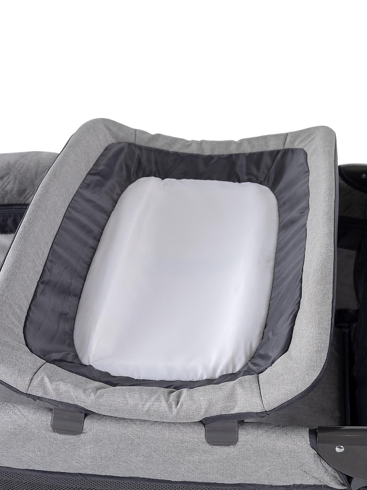 Prego Armada Anne Yanı Oyun Parkı 70x120 cm - Gri