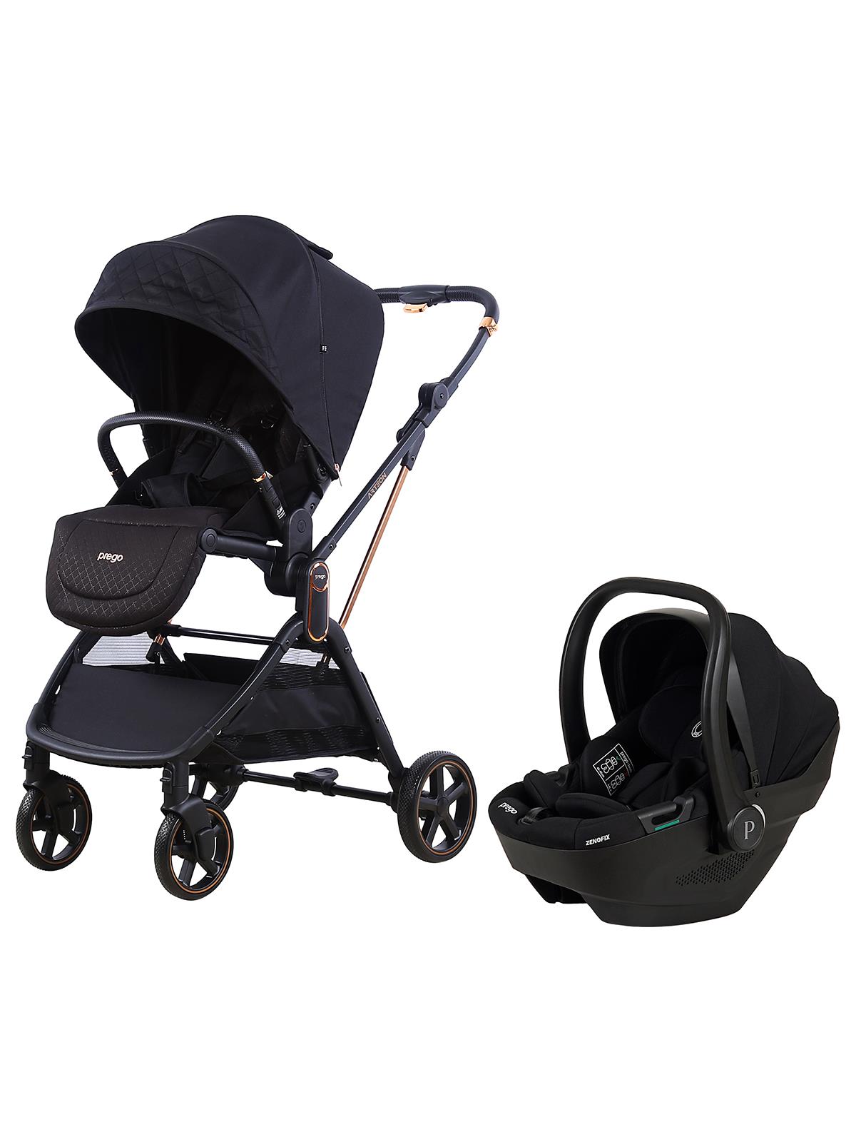 Prego Arteon i-Size Travel Bebek Arabası - Siyah