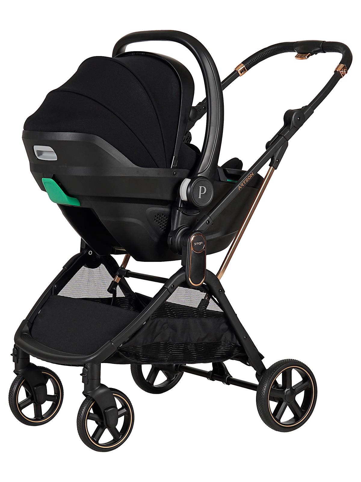 Prego Arteon i-Size Travel Bebek Arabası - Siyah