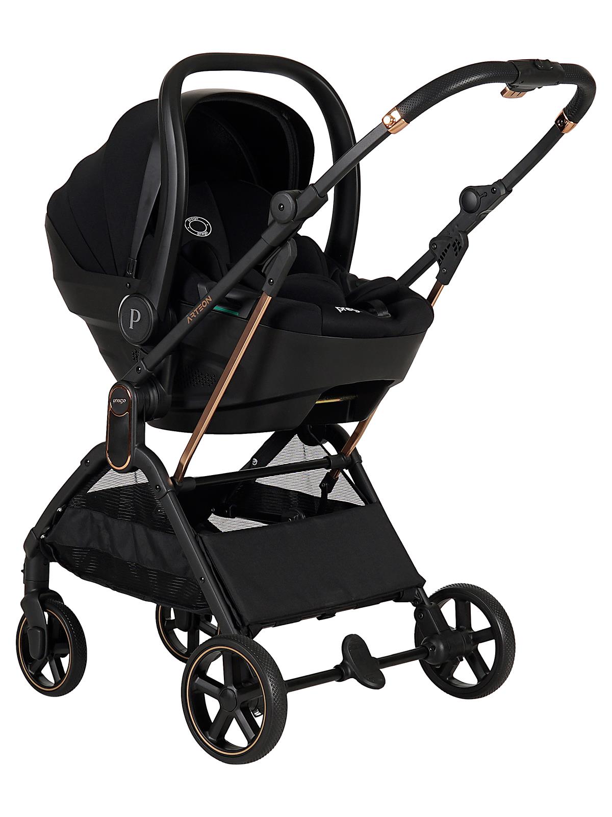 Prego Arteon i-Size Travel Bebek Arabası - Siyah