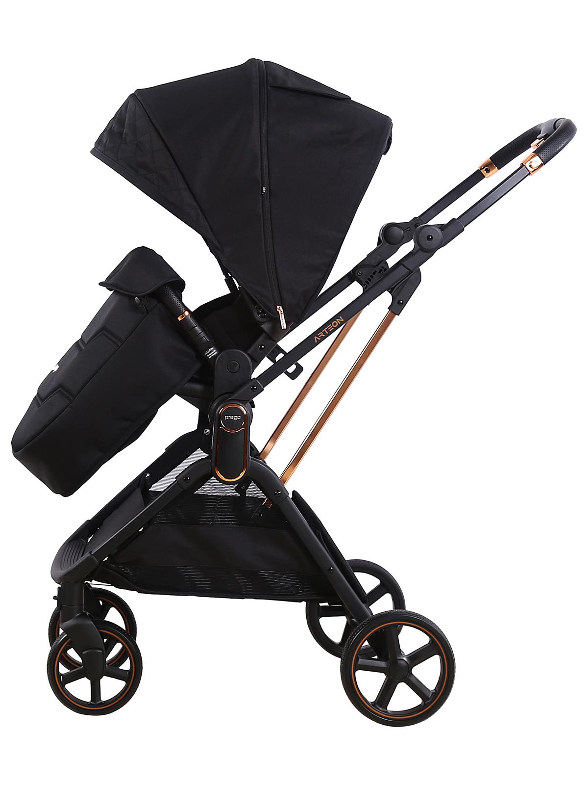 Prego Arteon i-Size Travel Bebek Arabası - Siyah