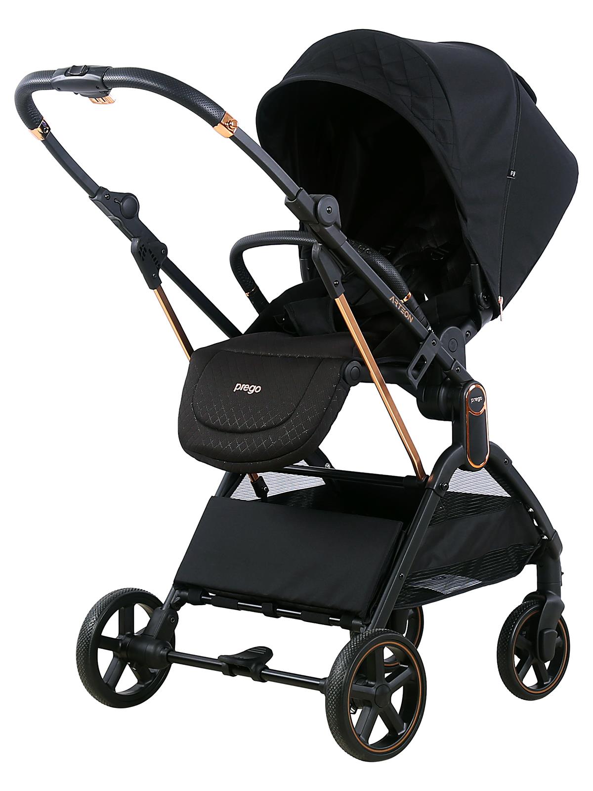 Prego Arteon i-Size Travel Bebek Arabası - Siyah