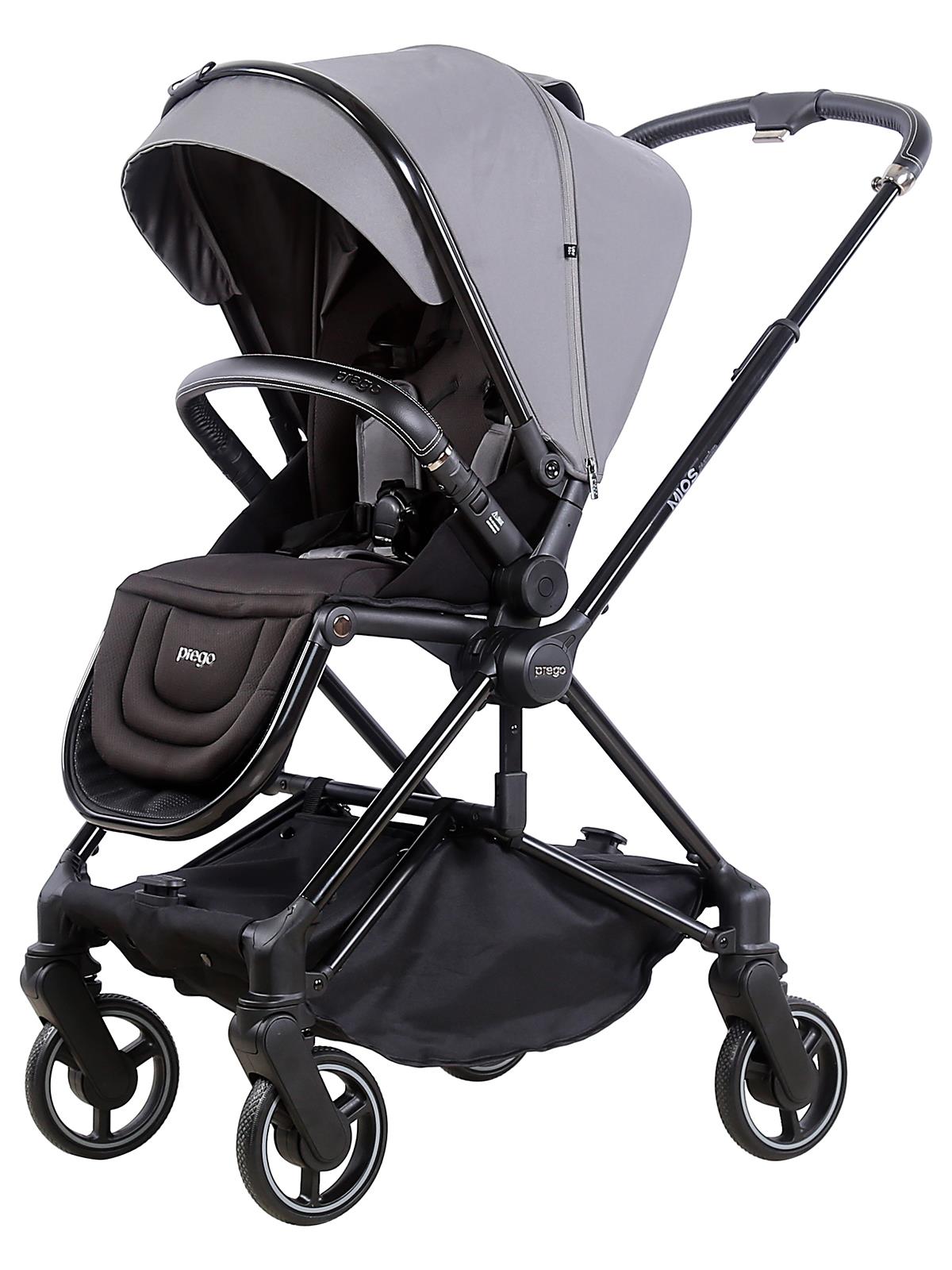 Prego Mios Premium Çift Yönlü Bebek Arabası - Gri