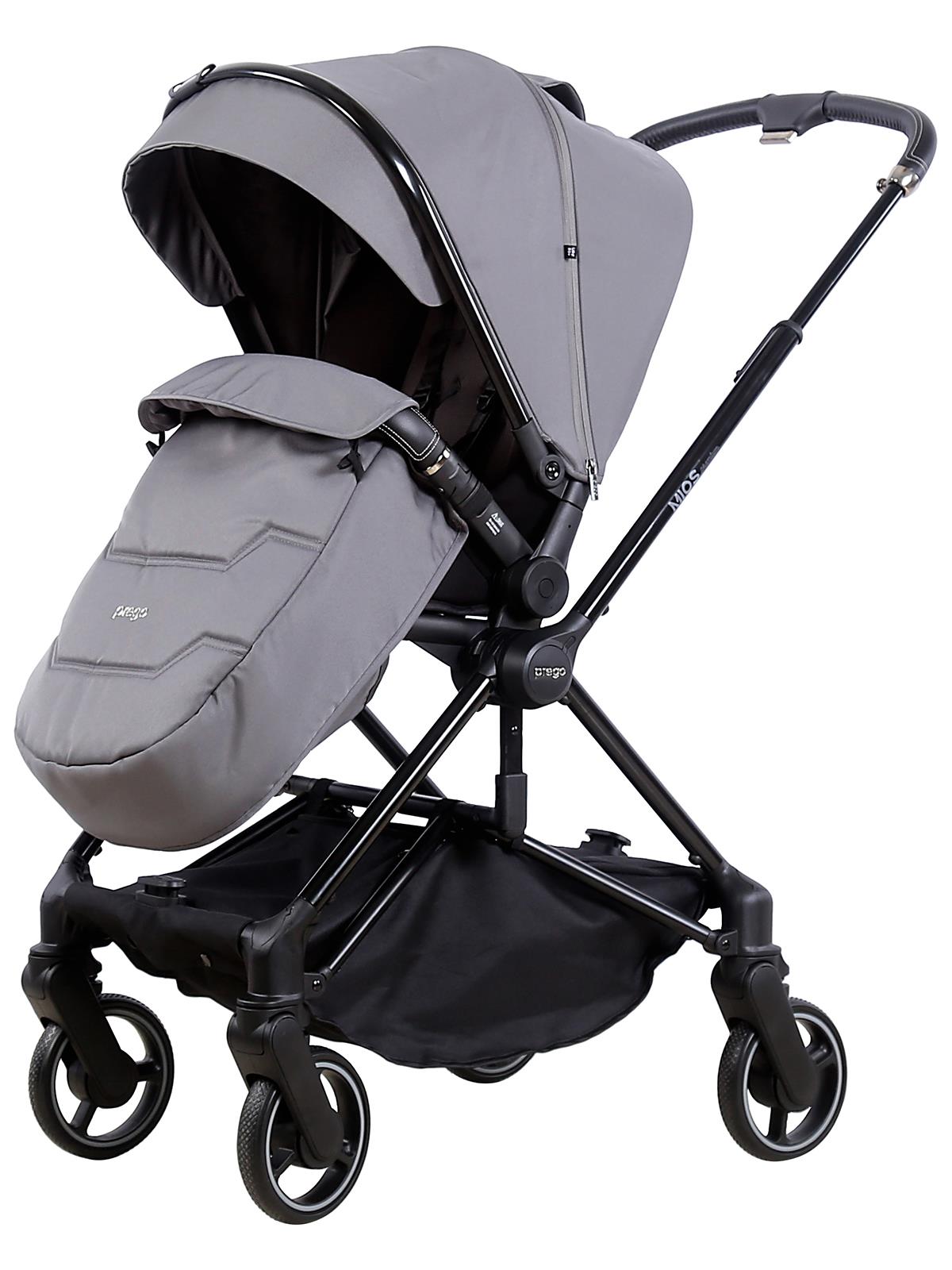 Prego Mios Premium Çift Yönlü Bebek Arabası - Gri
