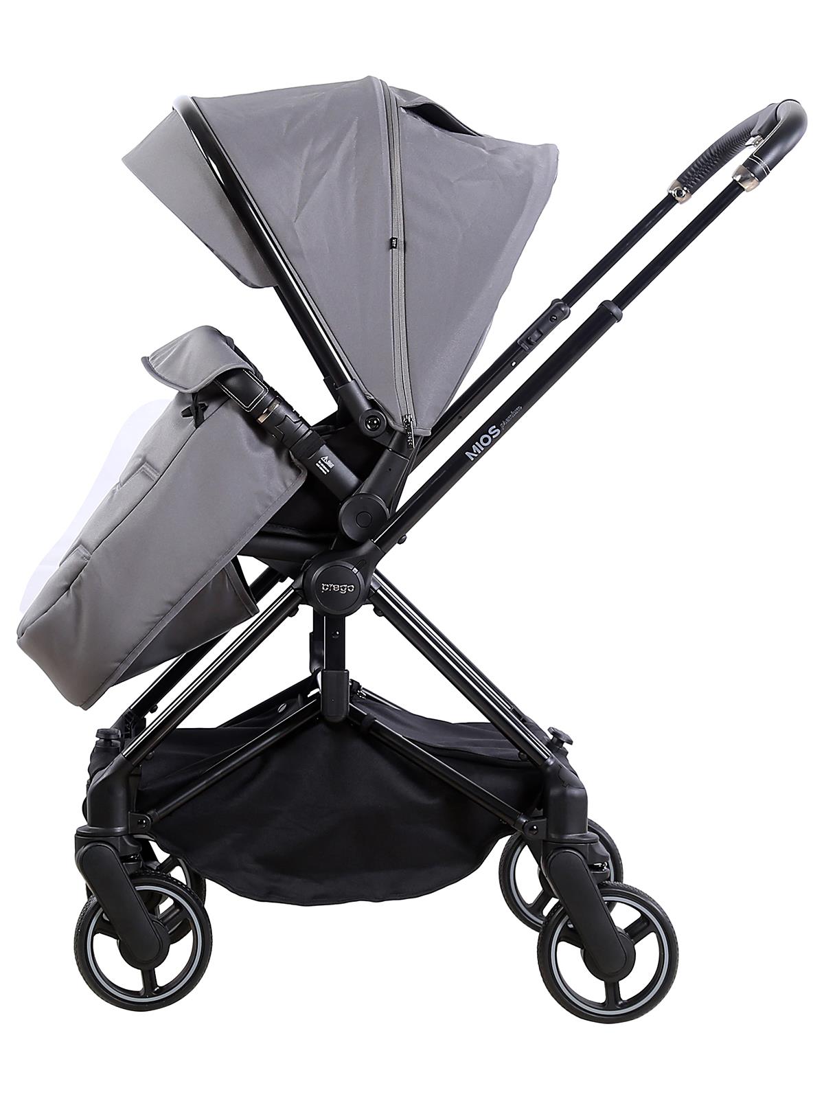 Prego Mios Premium Çift Yönlü Bebek Arabası - Gri