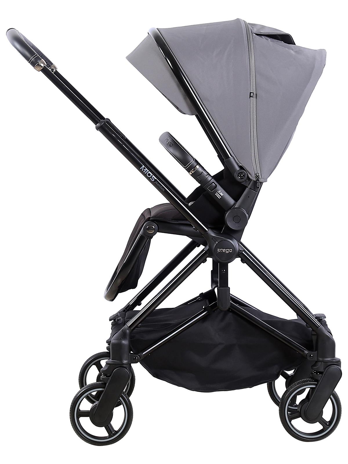 Prego Mios Premium Çift Yönlü Bebek Arabası - Gri
