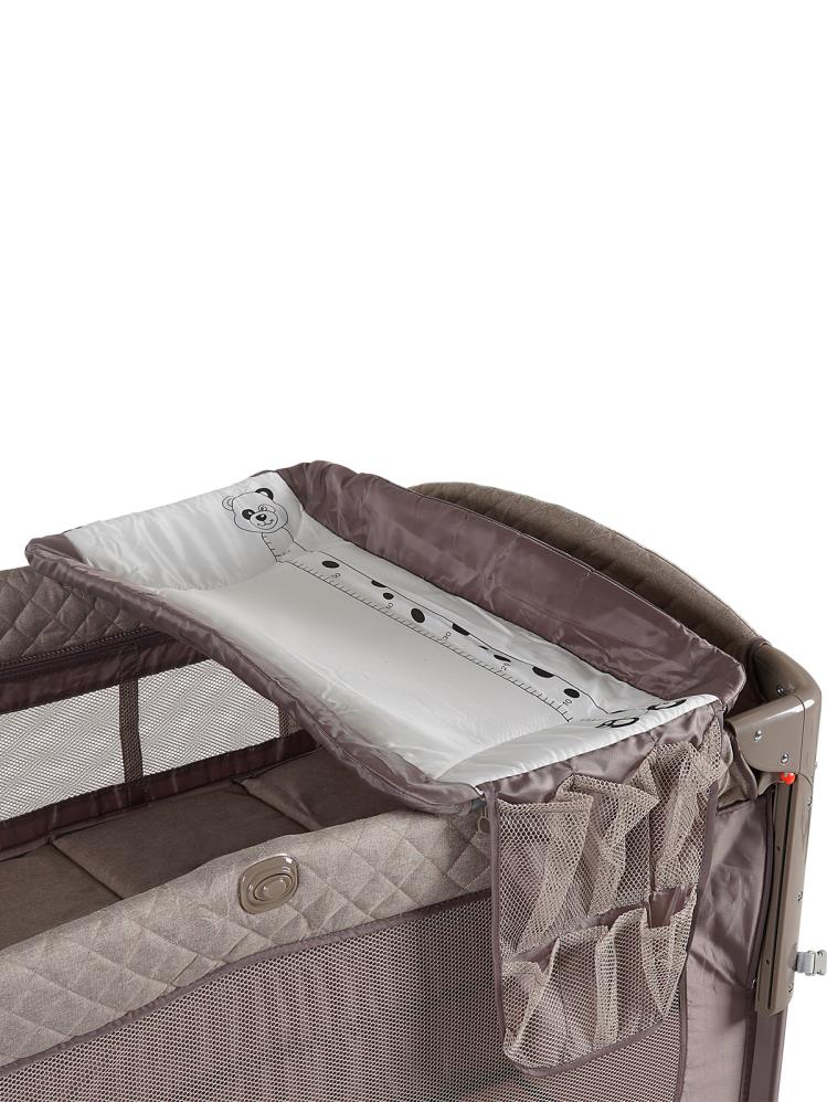 Prego Bedside Anne Yanı Oyun Parkı 70x120 cm - Bej