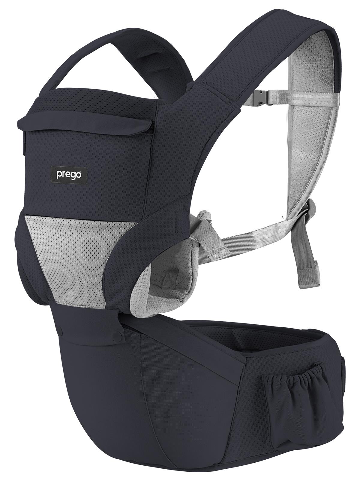 Prego Angel Anatomik Bebek Kangurusu - Siyah