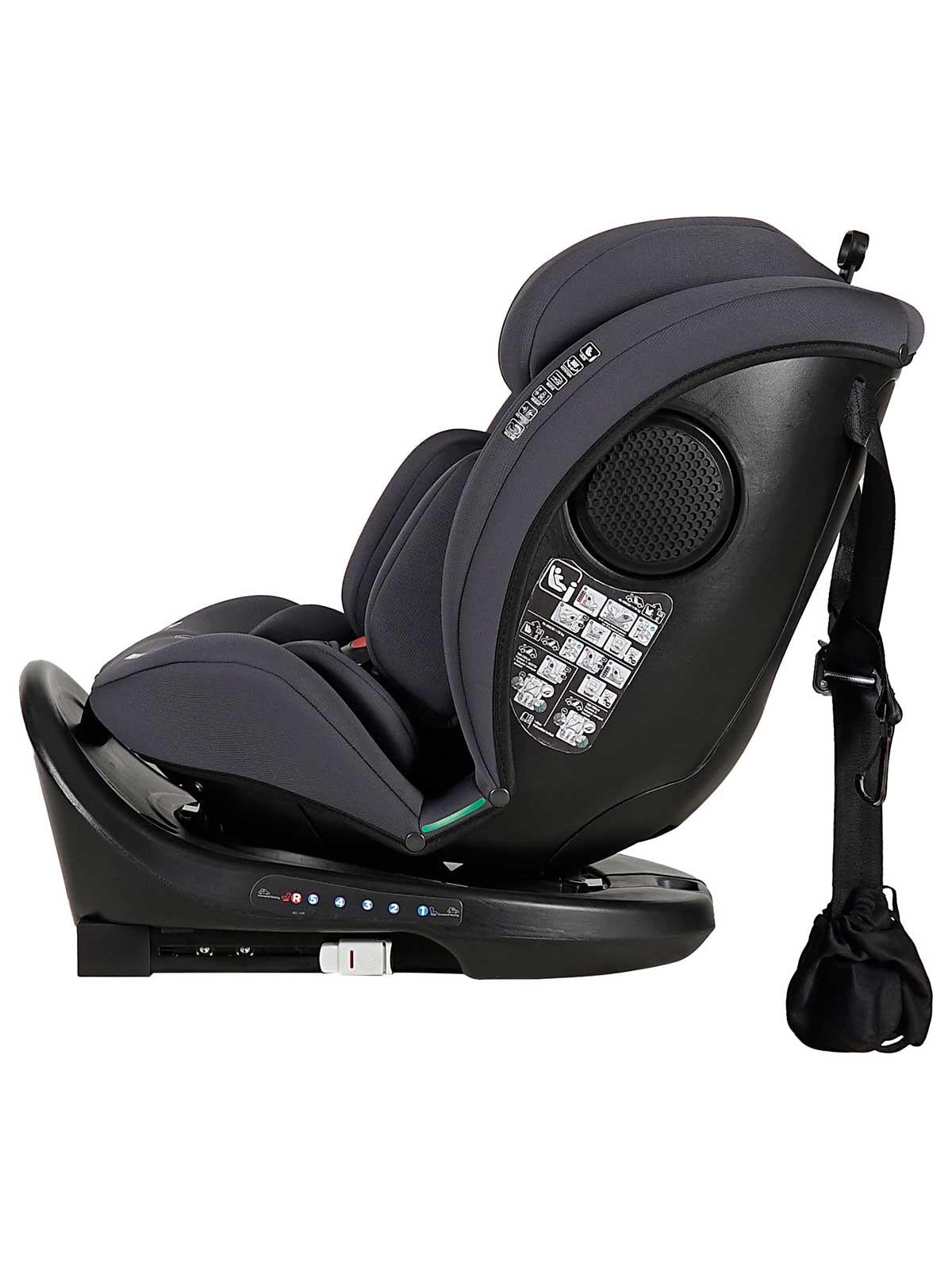 Prego Mono Fix I-Size 360° TT Oto Koltuğu Koltuğu 40-150 cm (0-36 Kg) - Gri