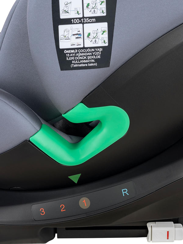 Prego TronFix I-Size 0-36 Kg Oto Koltuğu - Gri
