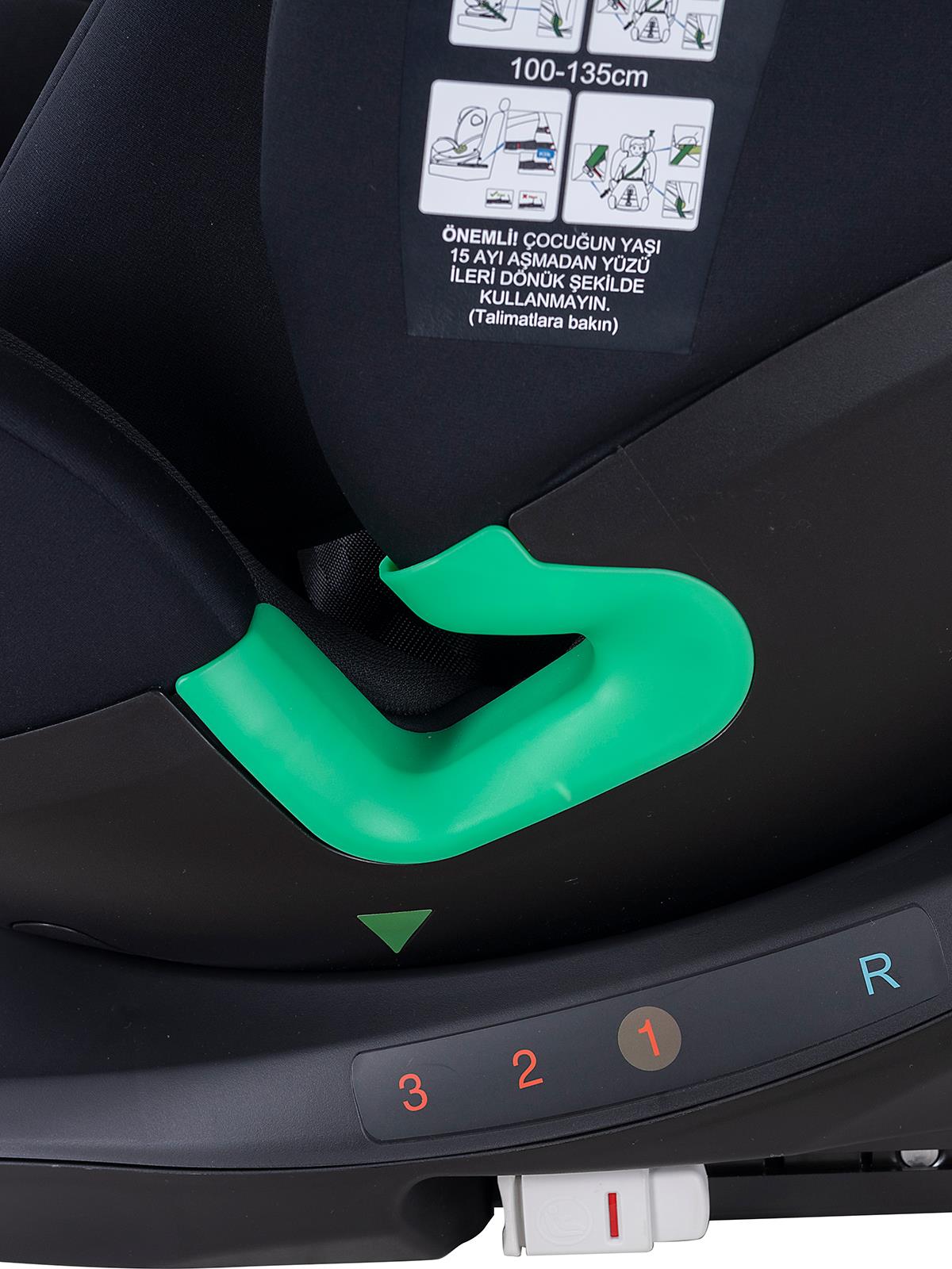 Prego TronFix I-Size 0-36 Kg Oto Koltuğu - Siyah