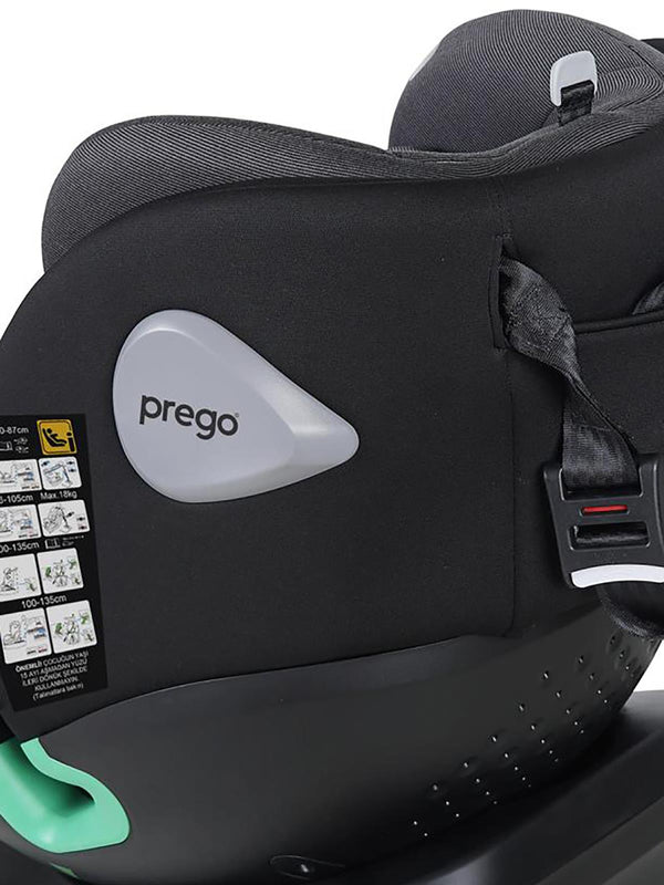 Prego TronFix I-Size 0-36 Kg Oto Koltuğu - Siyah