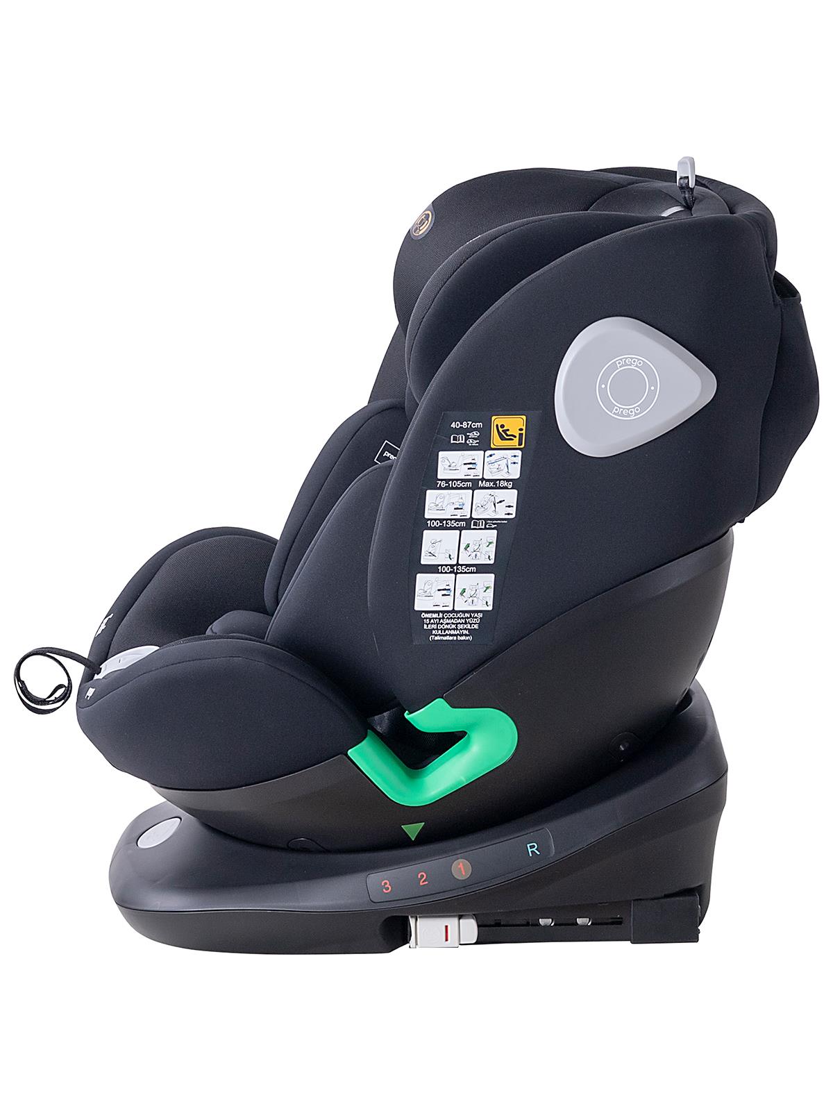 Prego TronFix I-Size 0-36 Kg Oto Koltuğu - Siyah