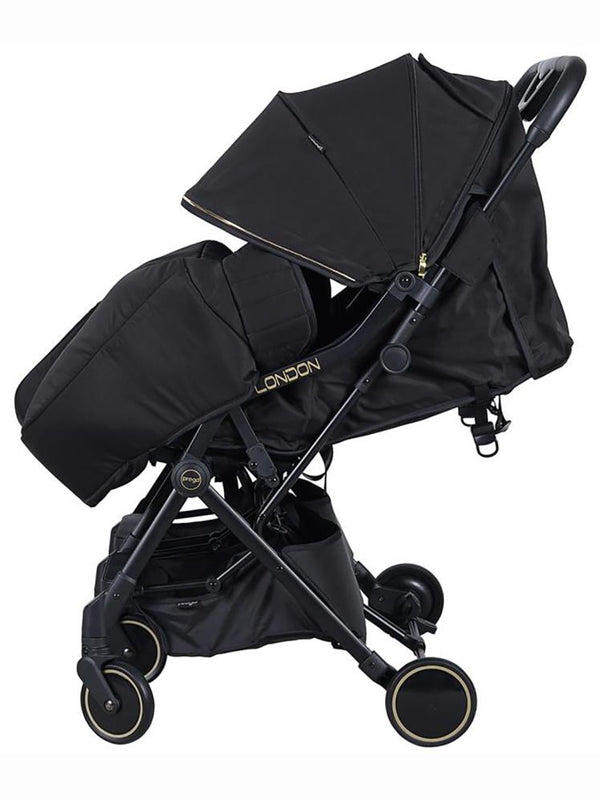 Prego London İkiz Bebek Arabası - Siyah
