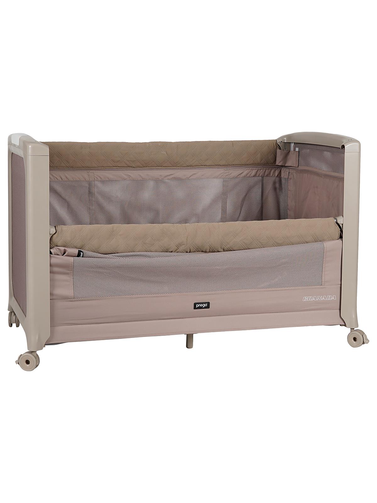 Prego Granada Otomatik Katlanabilen Anne Yanı Oyun Parkı 60x120 cm - Bej